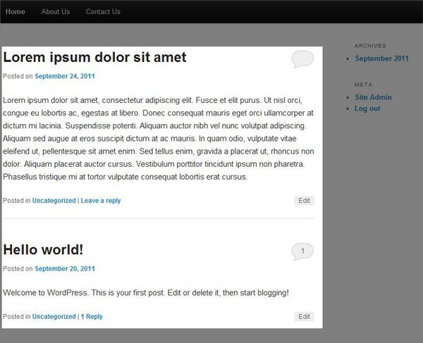 รูปอธิบายหัวข้อ วิธีใช้ WordPress [1]