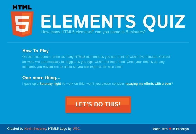 [HTML5] รู้จัก Elements ของ HTML5 กันขนาดไหนมาทดสอบกัน [1]
