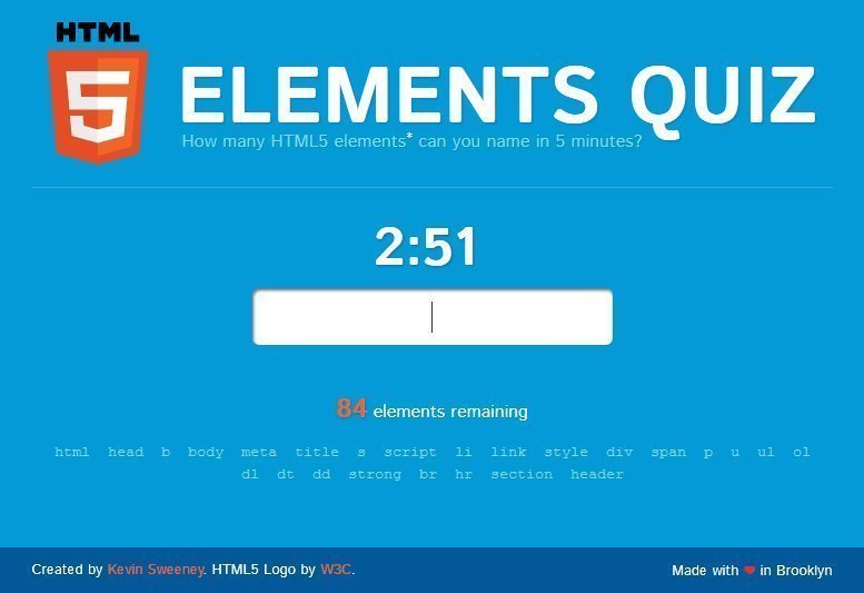 [HTML5] รู้จัก Elements ของ HTML5 กันขนาดไหนมาทดสอบกัน [3]