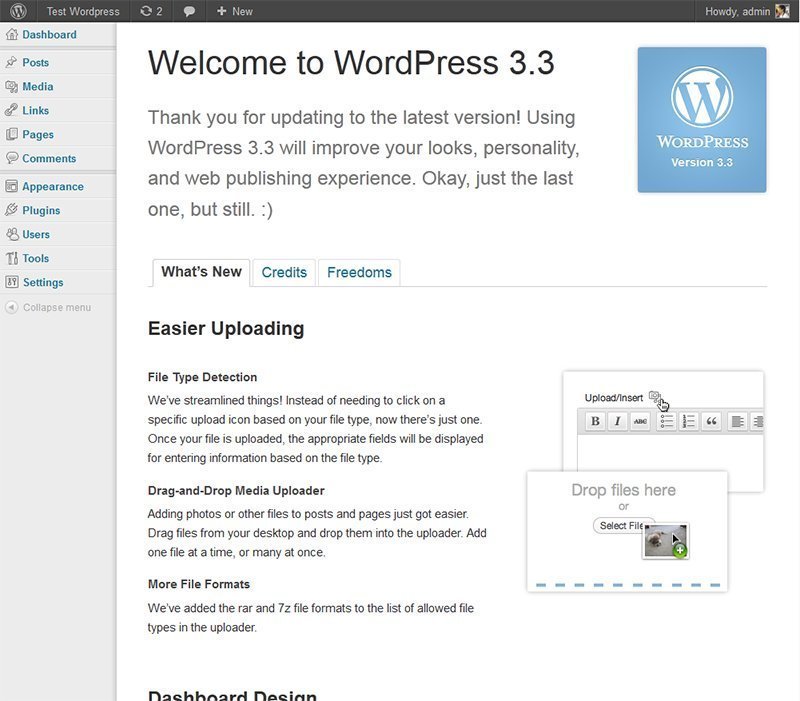 Wordpress 3.3 มีอะไรใหม่บ้างนะ [1]