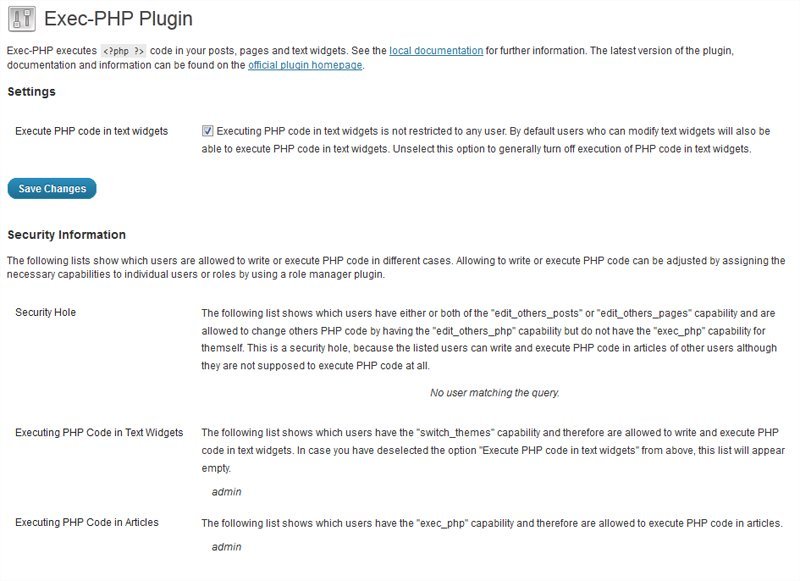 [Plugin WordPress] ทำให้ PHP ใช้ได้ใน Posts และ Pages [2]