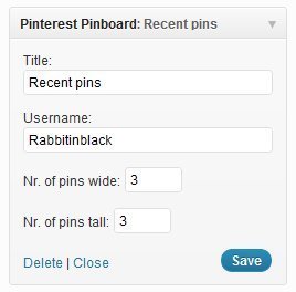 [Plugin WordPress] Pinterest Pinboard Widget [2]