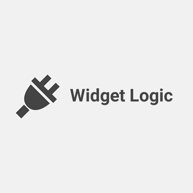 Widget Logic Plugin สำหรับกำหนดเงื่อนไขการแสดงผลของ Widget : WordPress